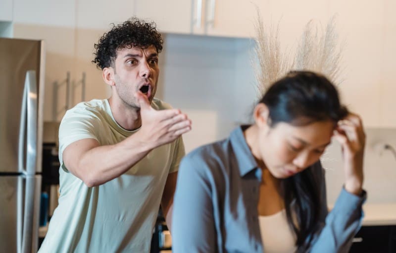 what to do if my husband yells at me